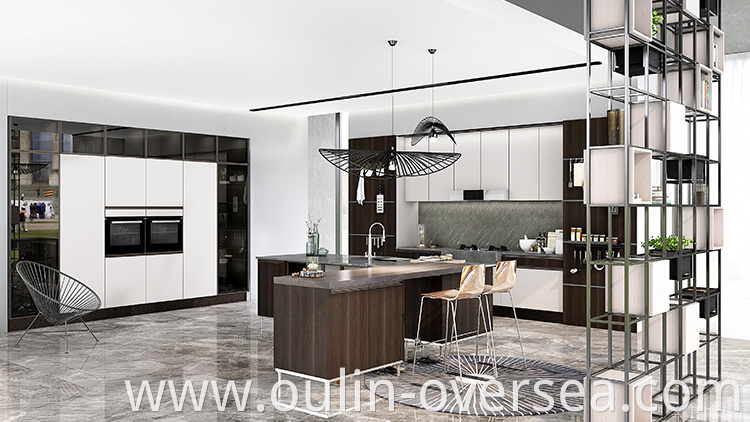 Modern fashion light luxury kitchen cabinet